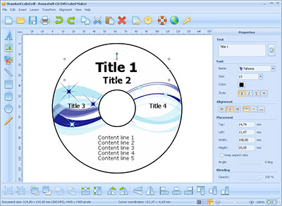 cd label maker screenshot 1